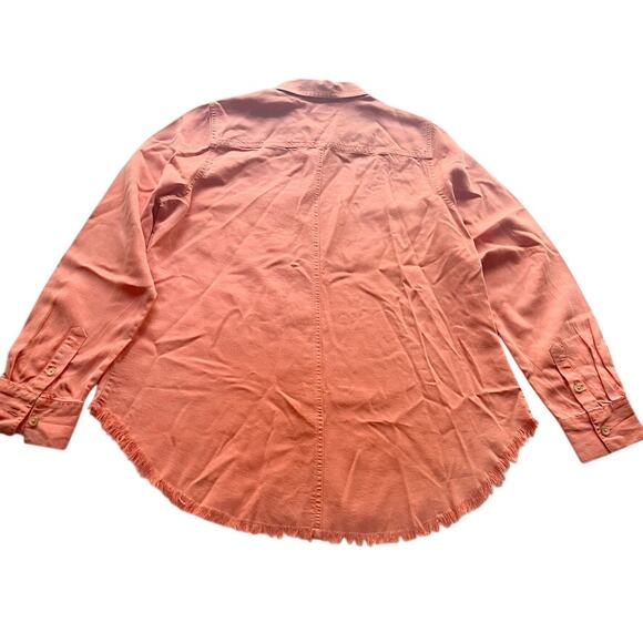 Foxcroft NYC Coral Tencel Button Up 8 - Picture 2 of 9